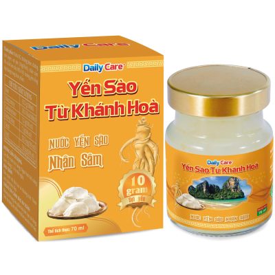 NƯỚC YẾN SÀO NHÂN SÂM DAILY CARE ( HQ + LỌ RỜI )
